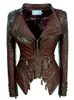 Nadruk węża sztuczna skórzana kurtka pu czerwona płaszcz jesienne zimowe motocykl kurtki Lady Biker Płaszcz odzieży wierzchniej 231226