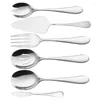 Set di stoviglie Set di forchetta e cucchiaio Fornitura di utensili da cucina Stoviglie Posate per la casa Dessert Acciaio inossidabile