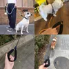 犬の首輪120/150cmリーシュ大距離反射綱の手のソフトペットロープミディアムプル用品のための小さな牽引ドラッグ強い