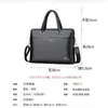 Briefcases New Design Men's Business Briefcase High Quality Men Handbag 14 Inch Laptop Case Messenger Bag, Black&brown