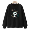 Sweat à capuche féminin 500g de coton de haute qualité Femme Men Sweater Chine mignon Panda Bear Loose Spring Automne à manches longues Sweatshirt