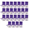 75 pcs Empty Closet Drawers Floral Printing Fragrance Pouch Sachets Bag for Relaxing Sleeping Dark Purple 231226