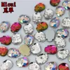 MICUI 100st 6 8mm Skull Non Fix Flatback Crystals Glass Rhinestones Stone Nail Rhinestone Strass för kläder Applique ZZ713242H