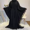 エスニック服ローブjellaba femme vestidos kaftan dubaia abaya turkeyムスリムファッションヒジャーブドレスイスラムドレス