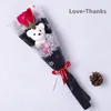 Großhandel Bär Seifenblume Valentinstag Lehrer Muttertag Geschenk Rosenstrauß Nelke Werbeveranstaltung Geschenk