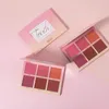 IMAGIC Blush Palette Maquillage Professionnel Joue Blush Perle Orange Pigment Haute Qualité Beauté Cosmétique Maquillage Blushes 6 Couleurs 231227