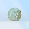 China Xiu Jade Pedra Esculpida Fu foo Dog Lion Amuletos longevidade Sorte Jade pingente5555643