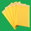 Sacs d'emballage de courrier à bulles Différentes spécifications Mailers Enveloppe de navire rembourrée avec sac d'expédition à bulles Emballage jaune Awwtr Kkpvc