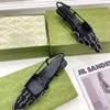 Luxus Frauen G Slingback Sandalen Pumpe Aria Slingback Schuhe werden in schwarzem Netz mit Kristallen funkelnden Motivrückenschnallen Verschlussgröße 35-41 präsentiert
