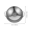 パンキャンプ調理器具キッチンメタルポットステンレススチール中華鍋鍋料理家庭ごとのシャブ