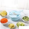 Strumenti di verdure da frutta utensili da verdura da frutta 12 in 1 cucina mtifunction taglier tagliente insalata di utensili di carota manuale di patata sh dhvch