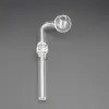 In Stock Clear Skull Glass Pipe Smoking Water Clear Glass Oil Burner Glass Tube Smoking Pipes Oil Nail Somking Pipes Free Shipping BJ