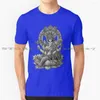 Heren T-shirts Ganesha de grote grafische aangepaste grappige T-shirt Shiva Ganesh schilderij Vinayaka Parvati