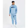 2023 Sport Hoodrich Tracksuitletter Doekdoek Borduurde Winter Sweatshirt Hoodie voor mannen Kleurrijk Blauwe Topsweater Jacketstop Loe