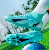 Męskie trampki piłkarskie buty piłkarskie butów futbolowy Anti-Slippery Futsal Training Outdoor FG/TF Professional unisex dla dorosłych dzieci wysokie top