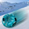 Winter Snow Tube 35.83inch Kids Adults Sledding Sleigh Inflatable Snow Sled Multicolor 231227