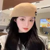 Berets Wool Feed Blinders Caps 남자 모자 하트 영국 서양 스타일 아이비 캡 클래식 겨울 여자 빈티지 린넨 베레모