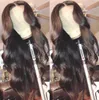 Pelucas onduladas de cuerpo suelto de alta densidad 13x6 encaje frontal profundo cabello humano Remy línea de pelo prearrancado peluca larga negro extremo completo para mujeres 7750237540093