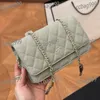 Vintage Emblem WOC WOC BAMBA RAMPER CAVIAR Skórzana Połączona Crossbody Portfer Portfer Gold Hardware Karta Trend Trend Wycieczka Moneta Torebka Fanny