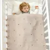 Né S 90 70cm Knited Infant Kids Garçons Garçons Ultra Soft Cotton Musline Swaddle Wrap Stuff