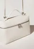Cowhide With Lychee Lcu Markings Commuting Simple Single Shoulder LP27 Handbag Lunch Box Bag Cosmetic 231226