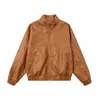 Long Sleeve Stand Collar Jackets Winter jacket Motorcycle Coat puffer jacket designer jacket leather jacket pull windbreaker 1G3DV