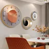 Horloges murales Batterie nordique Horloge numérique Moderne Minimaliste LED lumineuse Design Décoration Duvar Saati Meubles de salon