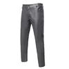 Men's Pants Step Up Your Fashion Game With Faux Leather Pencil Slim Fit Business Dress Trousers Black Khaki Grey Blue Or Red