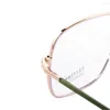 Sunglasses Anti-blue Metal Glasses Eyewear Eyeglass Female Computer Square Big Frame Optical Spectacle