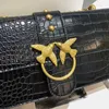 16% de rabais de concepteur Sac de créateur grand et petit crocodile Double avaler un nouveau corps cross polyvalent volant un sac d'épaule à la mode