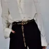 Belts Belts Metal Chain Belt Letter Belts Women Fashion Versatile Light Luxury Waist Chains Men desigenrs Belts Dress Accessories Waistb