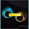 Drink Holder 7 Colors Car Led Cup Holder Light Mats Coasters Bottle Atmosphere Lights Constellation Backlight Pads Dr Dhcarfuelfilter ZZ