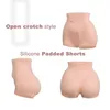 Intimo modellante in silicone imbottito in silicone BuLifter Pantys aperto BuEnhancer da donna