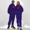 Survêtements pour hommes Costume graphique de couple Saint Valentin Sweat à capuche à manches longues Pantalon de sport Ensemble haut et pantalon Pantalones chauds