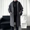 Осень/зима взрывные мужские пальто Changhaigou клетчатая коллекция модные легкие трещины стиль повседневные мужские пальто Changhaigou 231227