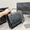 luksusowe skóry skóry solidne składanie małej kwadratowej torby portfele luksusowe mini czarny pasek z guziki torebki crossbody designerka torebki torebki torebki torebki torebki