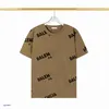 Hkn1 Men's T-shirts Spring Trend Street Fashion Round Neck Letter Printed T-shirt Loose Casual Vacation Cotton Short-sleeved Beach Shirt Designers Men