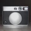 Metal Ön lens Capcover Protector Hood Instax Mini Evo Kamera Gümüş 231226