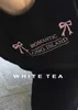 クサヒキ韓国のニッチな弓の手紙長袖フリーススウェットシャツ因果関係oネックプルオーバー2023春の秋のフーディートップ231227