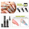 Makartt Nail Rhinestone Glue Gel Upgrade Gel Gem Nail Glue with Brush Pen Tip Super Strong Adhesive Precise for Nail Charms 231227