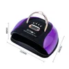 57LEDS UV LED -nagelorkare för snabb härdning Dry All Nail Gel Polish Nail Lamp Manicure Tork Timer Auto Sensor Manicure Salon Tool 231227