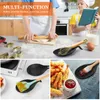 Dinnerware Sets Non-slip Utensil Holder Silicone Spoon Rest For Stove Top Utensils Storage Rack