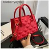 Shoulder Bags Elegant Women Truss Embossed Crossbody Solid Color Soft PU Leather Travel Bag Female Small Square Handbag Ladies Workblieberryeyes