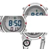 Pocket Watches Compass rostfritt stål Hook Travel Digital Watch for Nurses Clip on Quartz