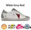 Italia marchi scarpe dorate mid slide star sneakers scarpe da donna moda rosa-oro glitter classico leopardo bianco fare-vecchio sporco scarpe firmate Scarpe da jogging da uomo 2025