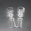 Nail banger de quartz sans dôme 14 mm 18 mm femelle mâle articulé quartz bassette de banger de banger sans dôme pour les riènes et les dabs gréements d'huile de cire