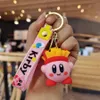 Gra Kirby Figure Key Chain Akcesoria Croc Charms Rakiet Raccoon Rubber Pvc Plastikowe klawisz 3D Kirby Biecian