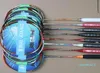 라켓 2pcs Professional Badminton Rackets 28 Pouds Carbon. 훈련 준비금 배드민턴 라켓 02