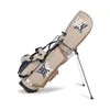 Eine Stand-Caddy-Tasche mit 2 Abdeckungen, 4-Wege-Obermanschette, hohe Qualität für Golfschläger 231227