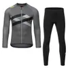 Santic Heren Fietssets Fietsshirts Fietsbroek Ademend Fietspakken Lente en Herfst Pakken 231227